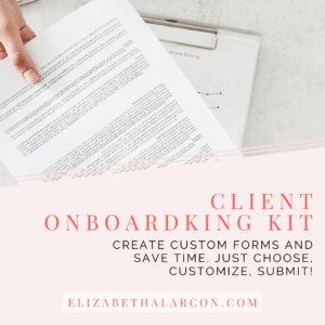 ELIZABETH ALARCÓN - CLIENT ONBOARDKING KIT