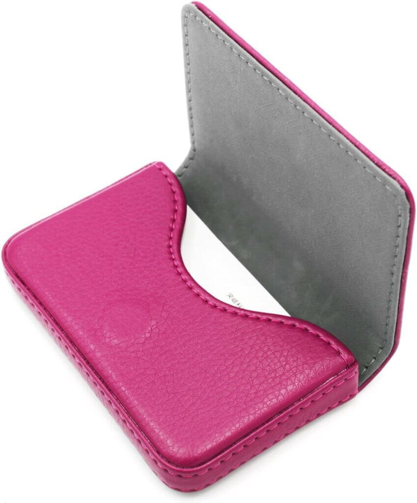 RFID Blocking Wallet Minimalist Leather Business Credit Card Holder
